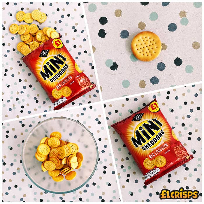 Jacob’s Mini Cheddars Red Leicester 90g – (£1.25 Bag)