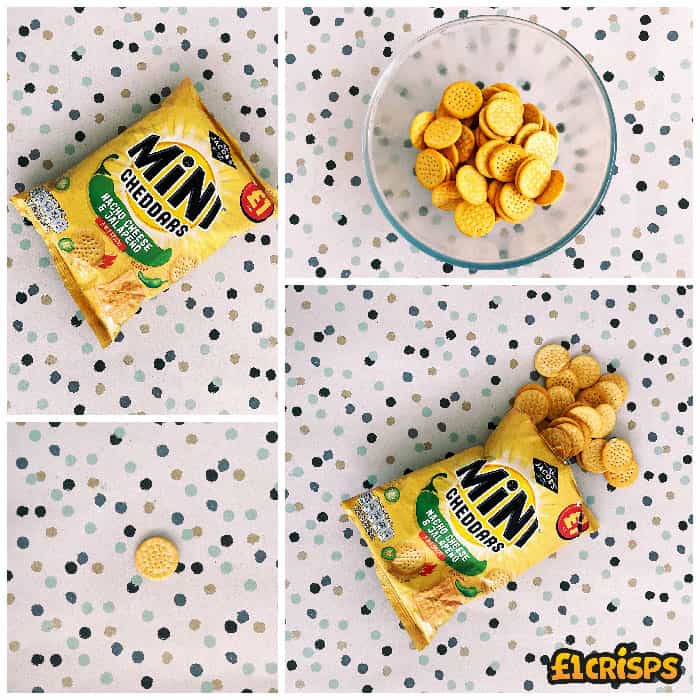 Jacob’s Mini Cheddars Nacho Cheese & Jalapeño 90g – (£1 Bag)