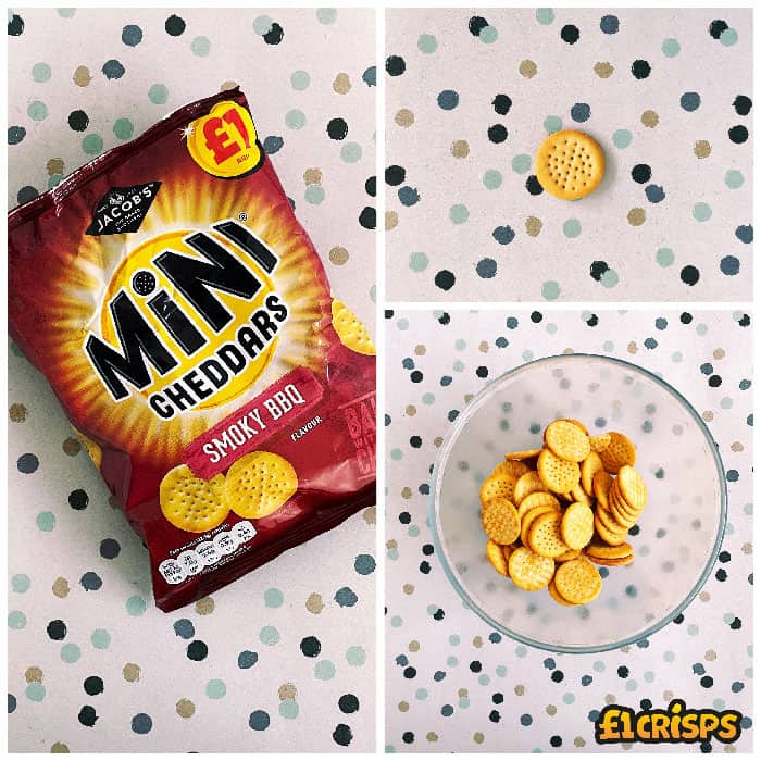 Jacob’s Mini Cheddars Smokey BBQ 90g – (£1.25 Bag)