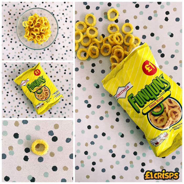 Box of 15 – Smiths Funyuns Onion Rings 60g – (£1.25 Bags)