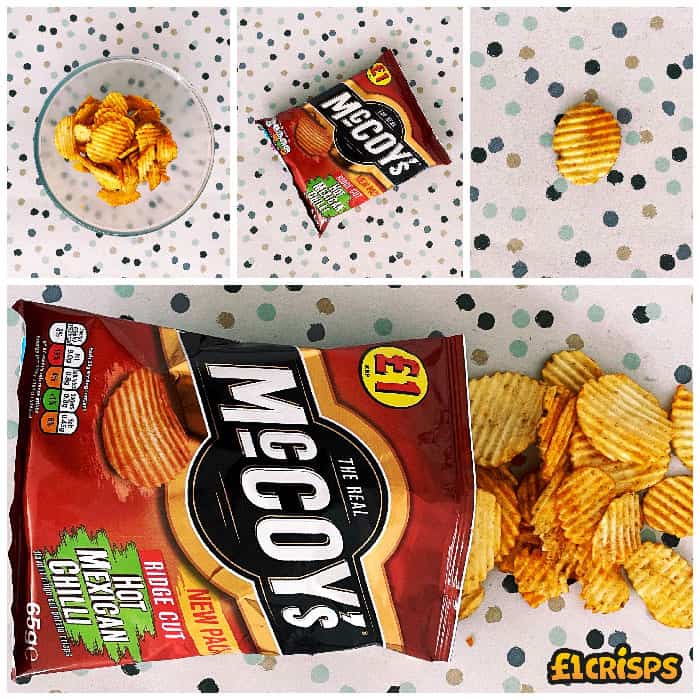 Box of 20 – McCoy’s Hot Mexican Chilli 65g – (£1 Bags)