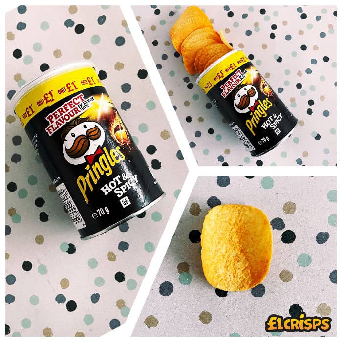 Pringles Hot & Spicy Crisps Can 70g