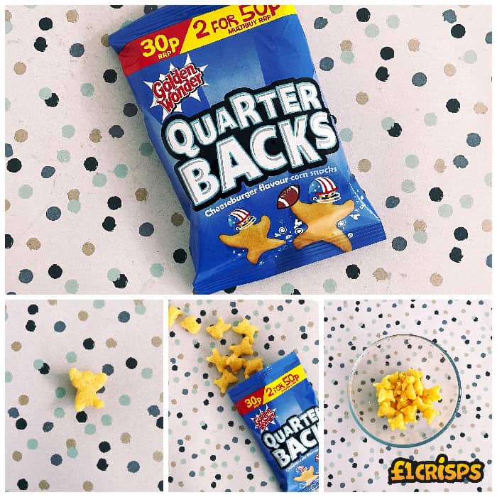 Box of 36 – Golden Wonder Quarter Backs 25g – (Snack Bags)