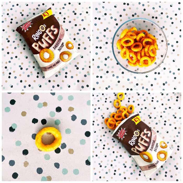 Box of 15 – Golden Wonder Ringo Puffs BBQ 60g – (£1 Bags)
