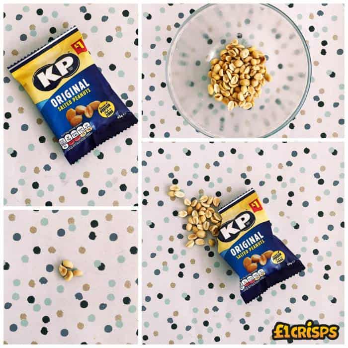 Box of 16 – KP Original Salted Peanuts 65g – (£1 Bags)