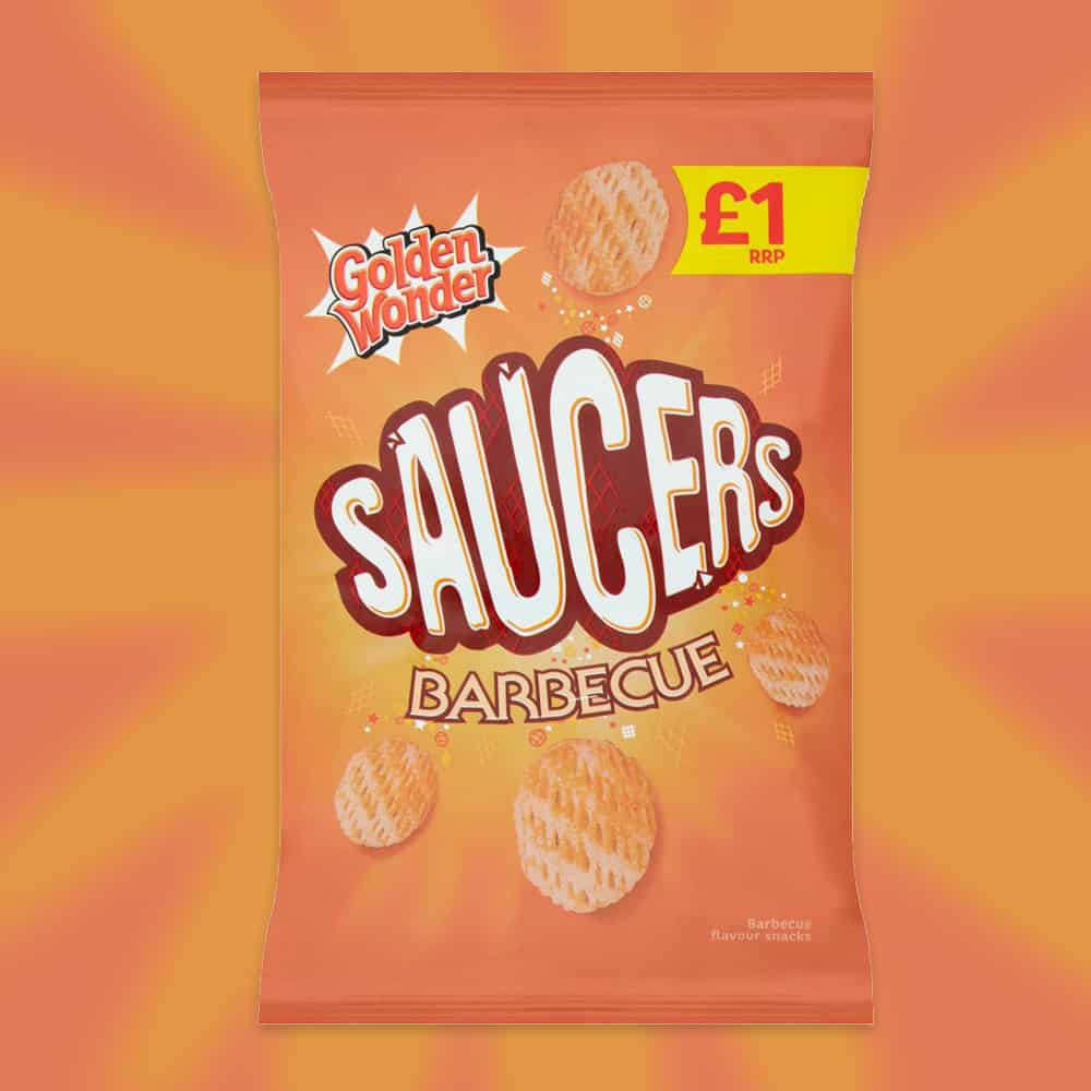 Golden Wonder Saucers Barbecue 40g