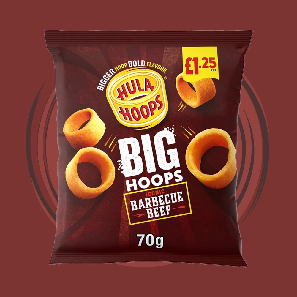 Hula Hoops Big Hoops BBQ 70g
