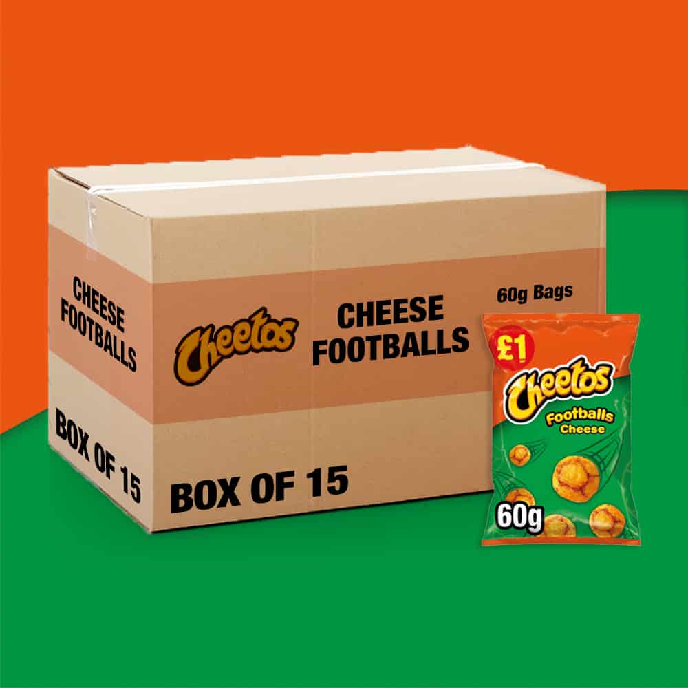 Box of 15 - Cheetos Footballs Cheese 60g