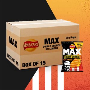Box of 15 - Walkers Max KFC Zinger 65g