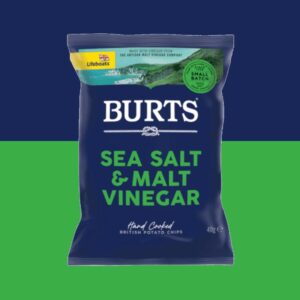 Burts Sea Salt & Malt Vinegar 40g