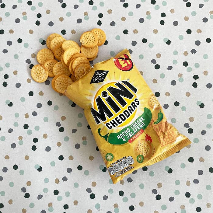 Jacob’s Mini Cheddars Nacho Cheese & Jalapeño 90g – (£1 Bag)