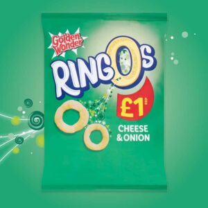 Golden Wonder Ringos Cheese & Onion 40g