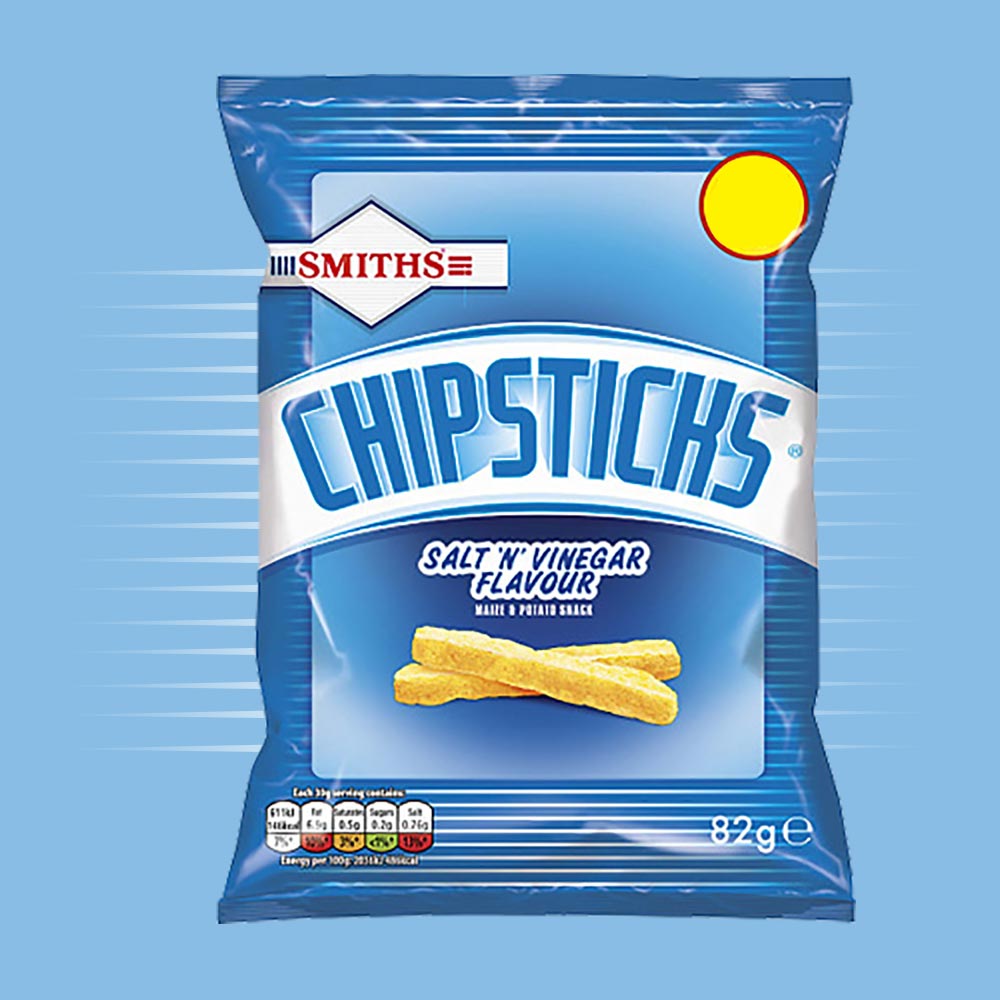 Smiths Chipsticks Salt 'n' Vinegar 82g