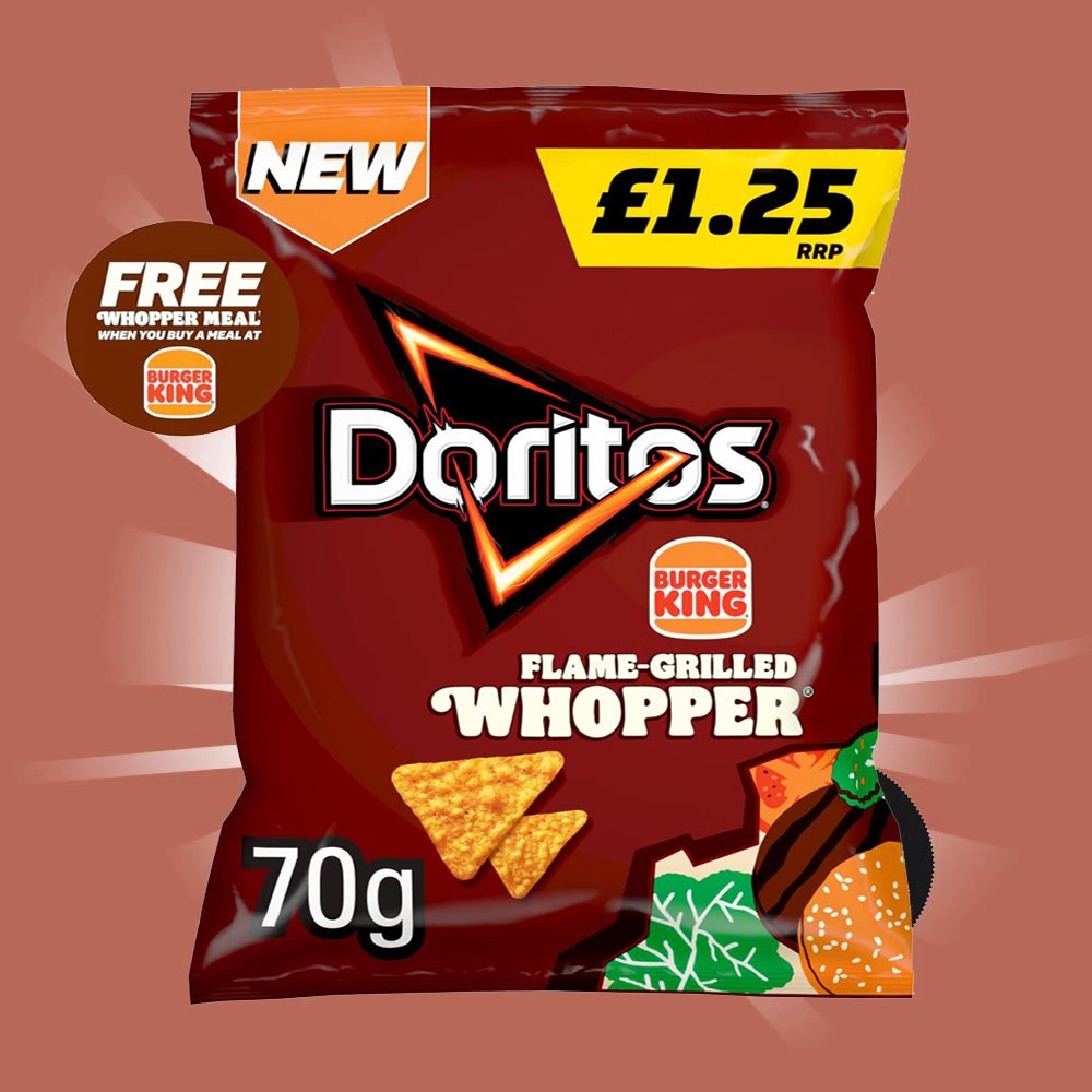 Box Of 15 – Doritos Burger King Whopper Flavour 70g