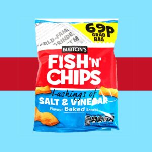 Burton's Fish & Chips Salt & Vinegar 40g