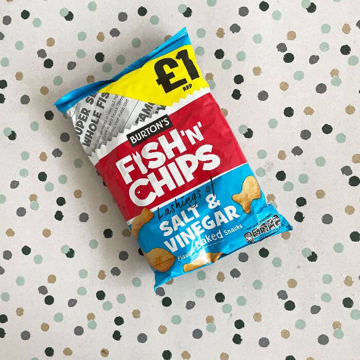 Burton’s Fish & Chips Salt & Vinegar 125g