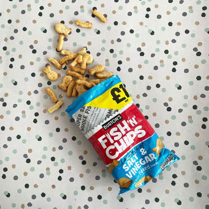 Burton’s Fish & Chips Salt & Vinegar 125g