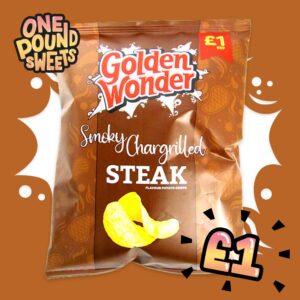 Golden Wonder Smokey Chargrilled Steak 65g - (£1 Bag)