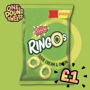Golden Wonder Ringos Sour Cream & Onion 40g - (£1 Bag)