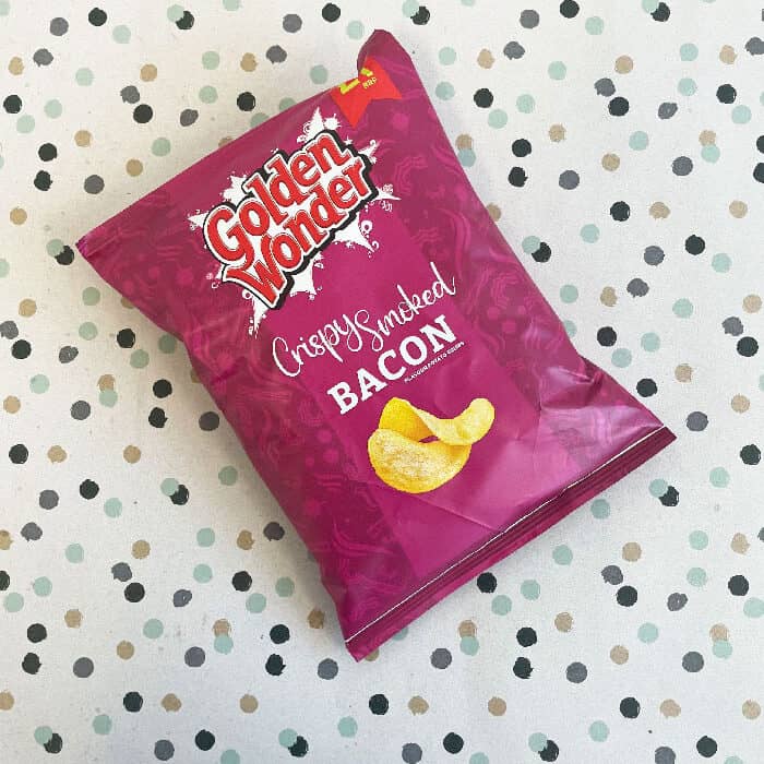 Golden Wonder Smoked Bacon 65g – (£1 Bag)