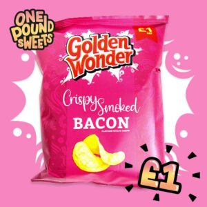 Golden Wonder Smoked Bacon 65g - (£1 Bag)
