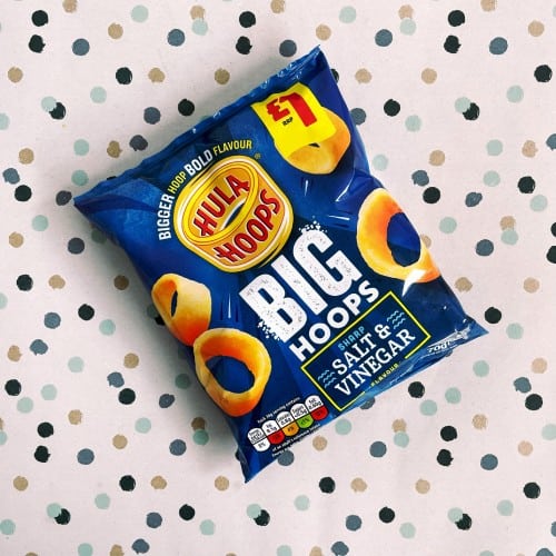 Hula Hoops Big Hoops Salt & Vinegar 70g