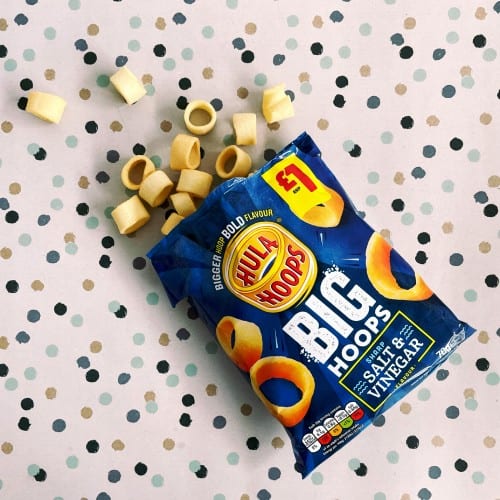 Hula Hoops Big Hoops Salt & Vinegar 70g