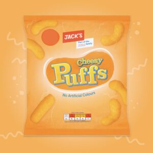 Jacks Cheesy Puffs 60g