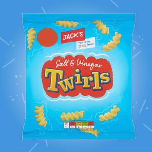 Jacks Salt & Vinegar Twirls 45g