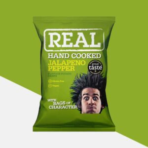 Real Crisps Jalapeno Pepper 35g - (Snack Bag)