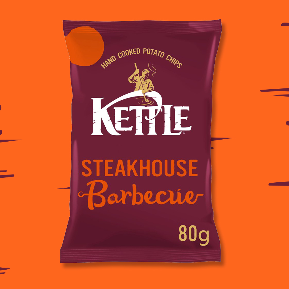 Kettle Chips Steakhouse Barbecue 80g