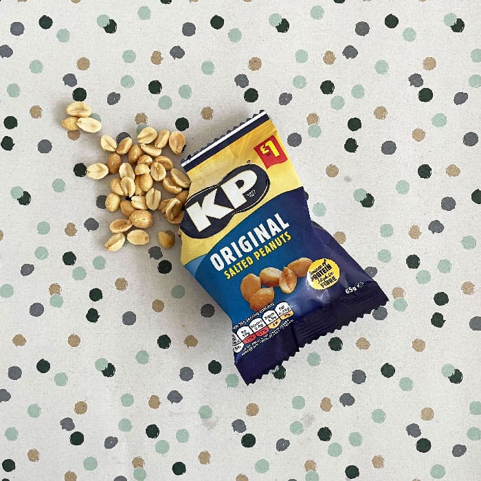 Box of 16 – KP Original Salted Peanuts 65g – (£1 Bags)