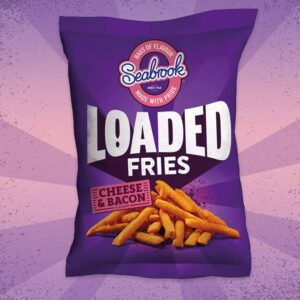 Seabrook Cheese and Bacon Loaded Fries 80g - (£1 Bag)
