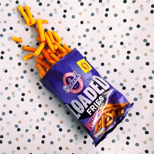 Seabrook Cheese and Bacon Loaded Fries 80g – (£1 Bag)
