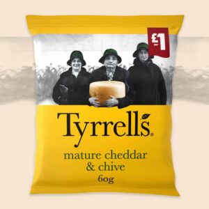 Tyrrells Mature Cheddar and Chive 60g - (£1 Bag)