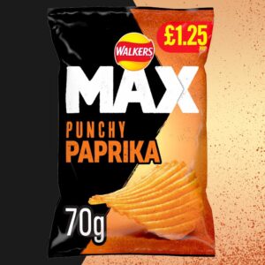 Walkers Max Punchy Paprika 70g