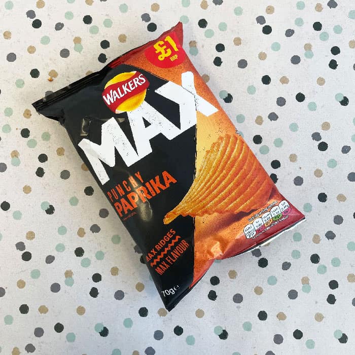 Walkers Max Punchy Paprika 70g