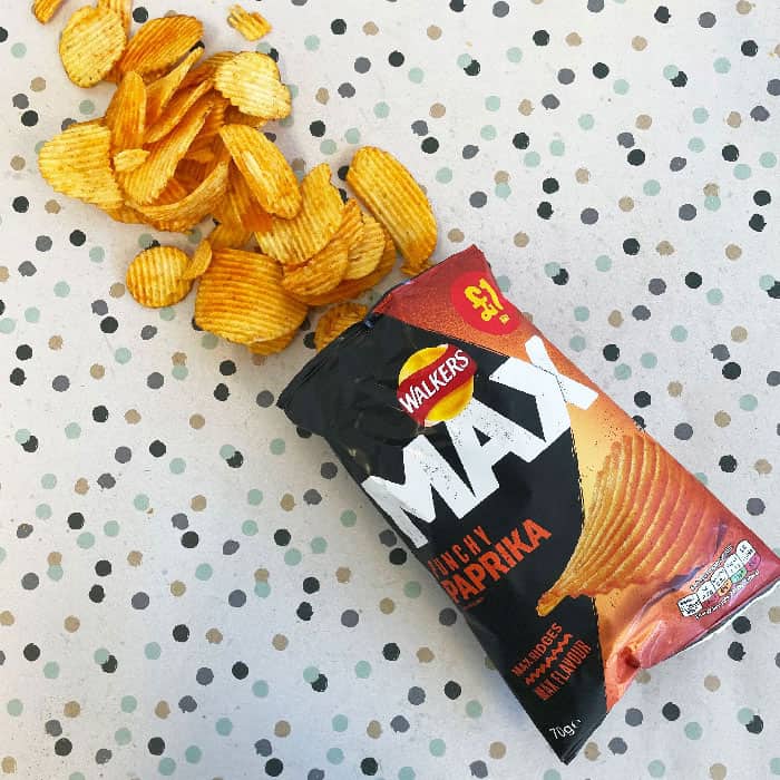 Walkers Max Punchy Paprika 70g
