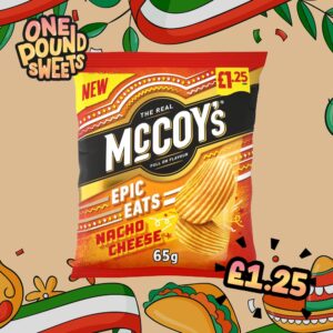 McCoy's Epic Eats Nacho Cheese 65g - (£1.25 Bag)