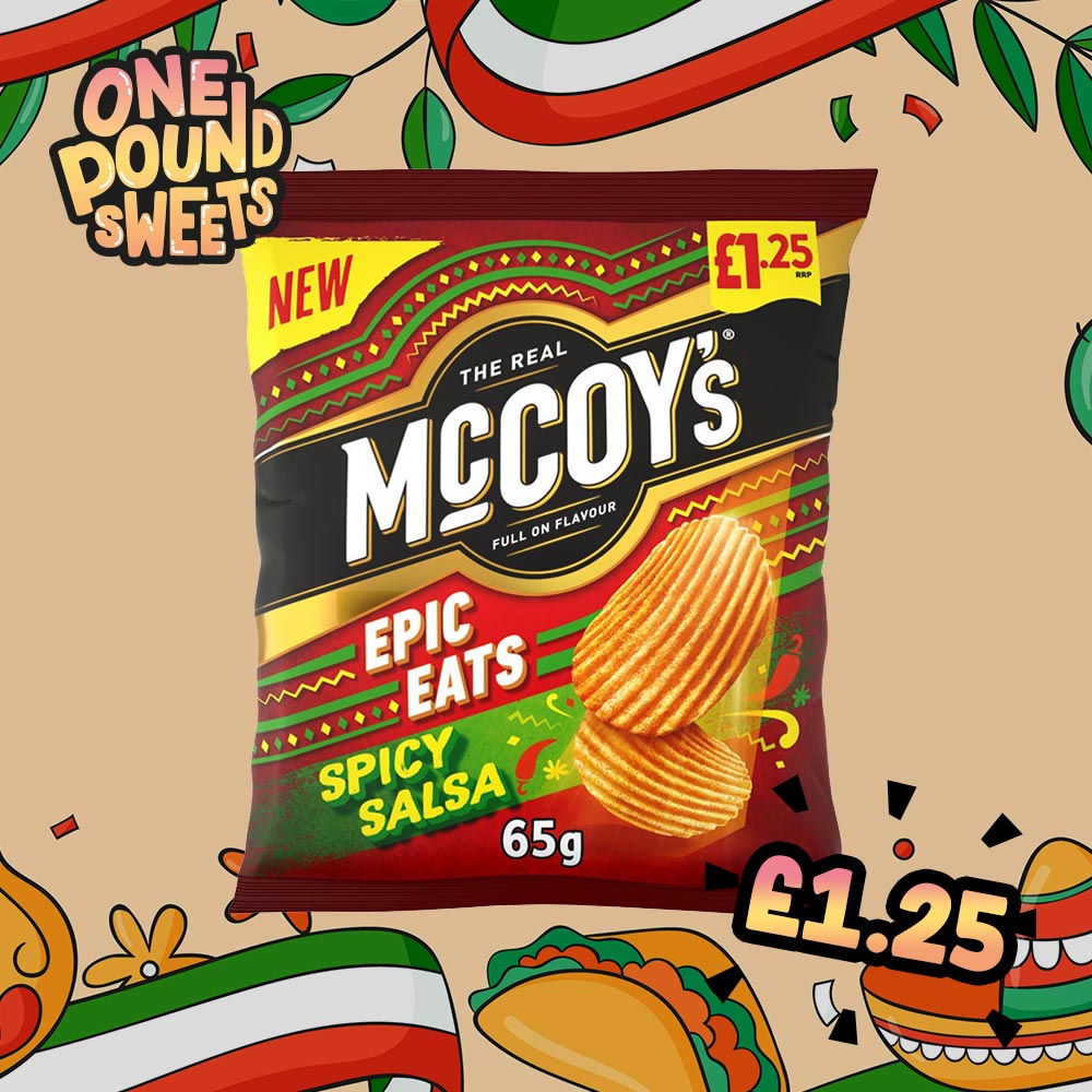 McCoy's Epic Eats Spicy Salsa 65g - (£1.25 Bag)