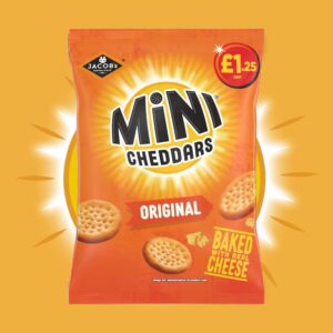 Jacob's Mini Cheddars Original 90g - (£1.25 Bag)