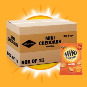 15x Jacob's Mini Cheddars Original 90g