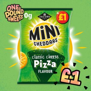 Jacob's Mini Cheddars Pizza Flavour 90g - (£1 Bag)