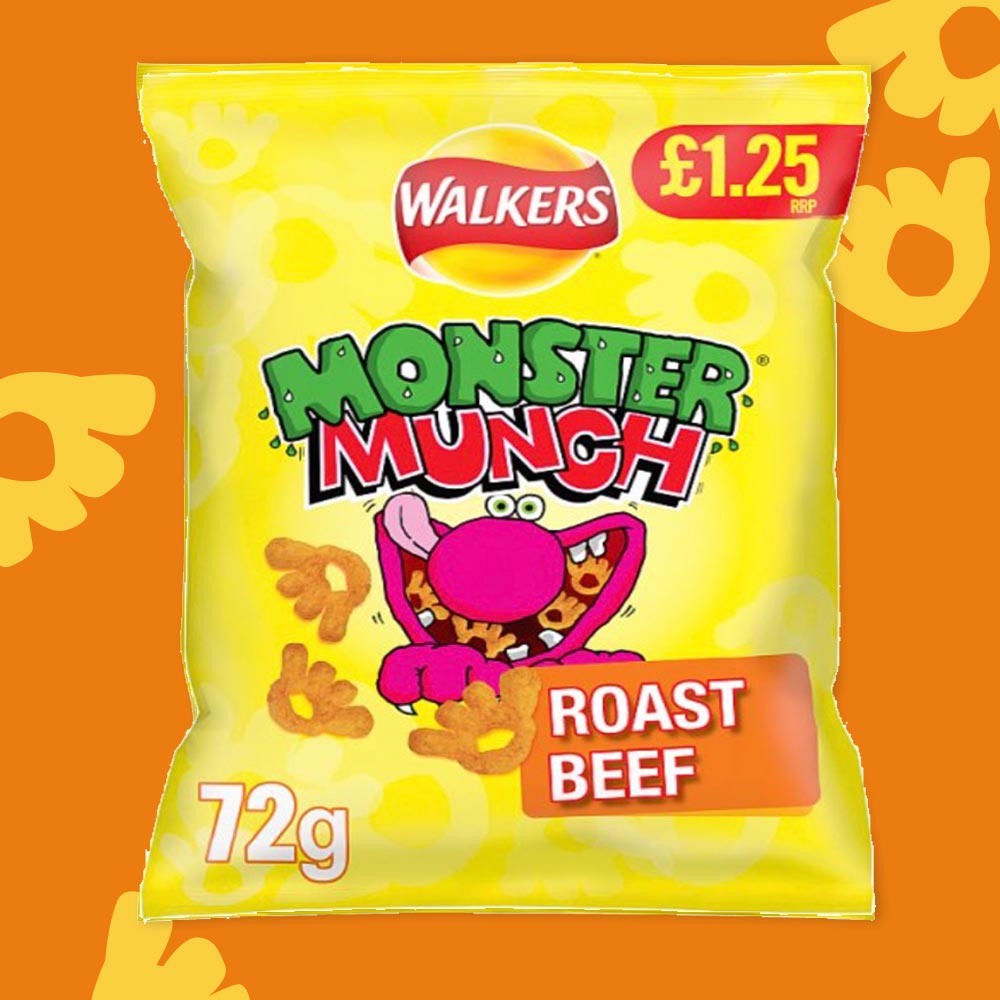 Monster Munch Roast Beef 72g