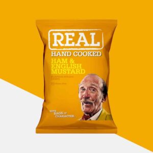 Real Crisps Ham & English Mustard 35g