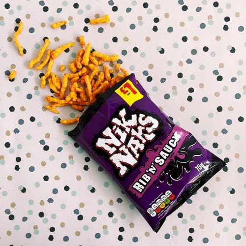 Nik Naks Rib n Saucy 75g