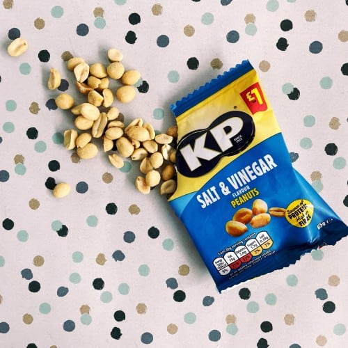 KP Salt & Vinegar Peanuts 65g – (£1.25 Bag)