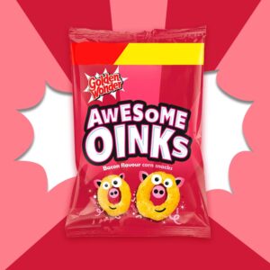 12x Golden Wonder Awesome Oinks 25g