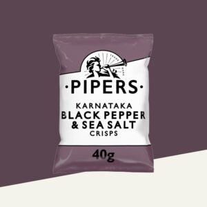 Pipers Karnataka Black Pepper & Sea Salt 40g
