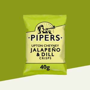 Pipers Upton Cheyney Jalapeno & Dill 40g